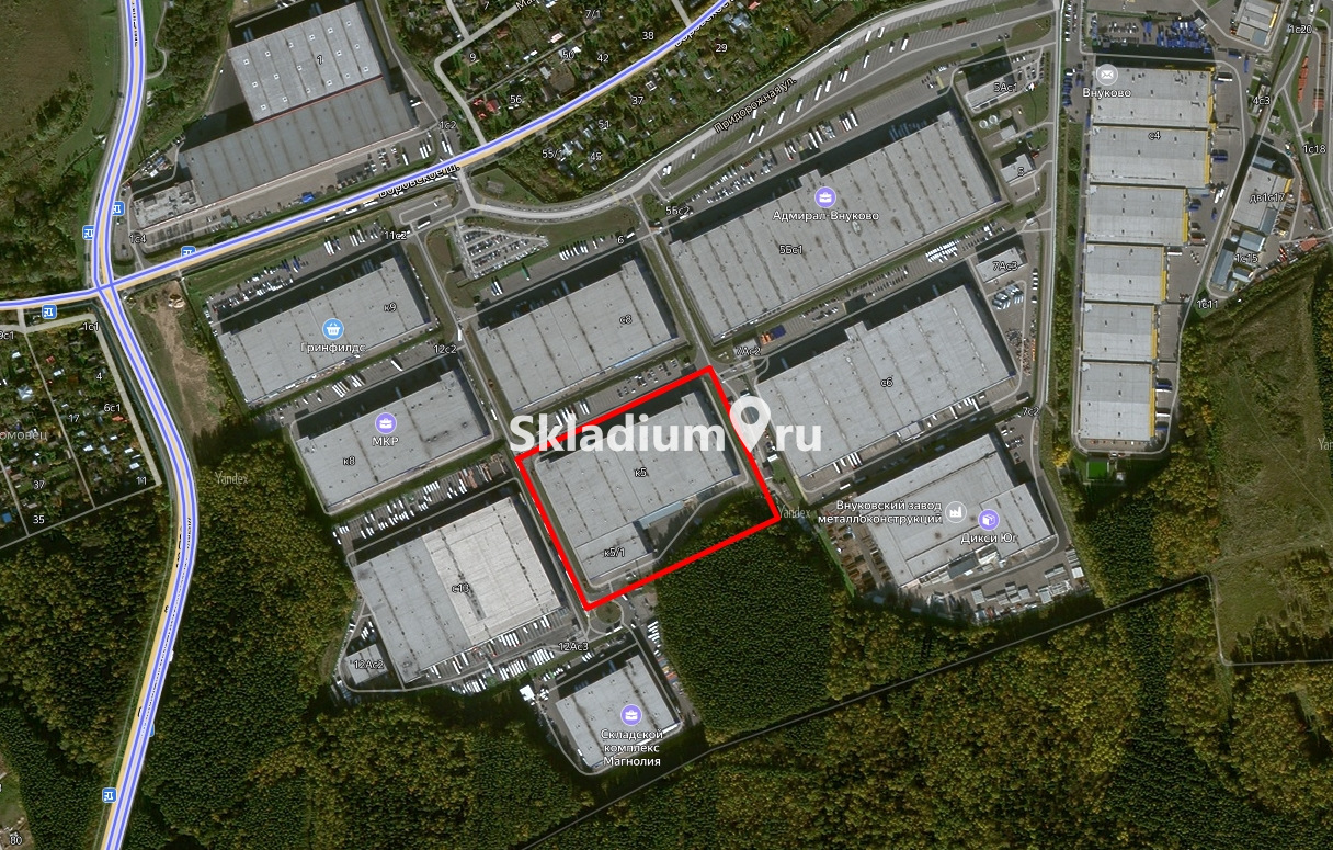 Складской комплекс Внуково Москва, поселение Марушкинское, деревня Шарапово, ул Придорожная, к 5 фото