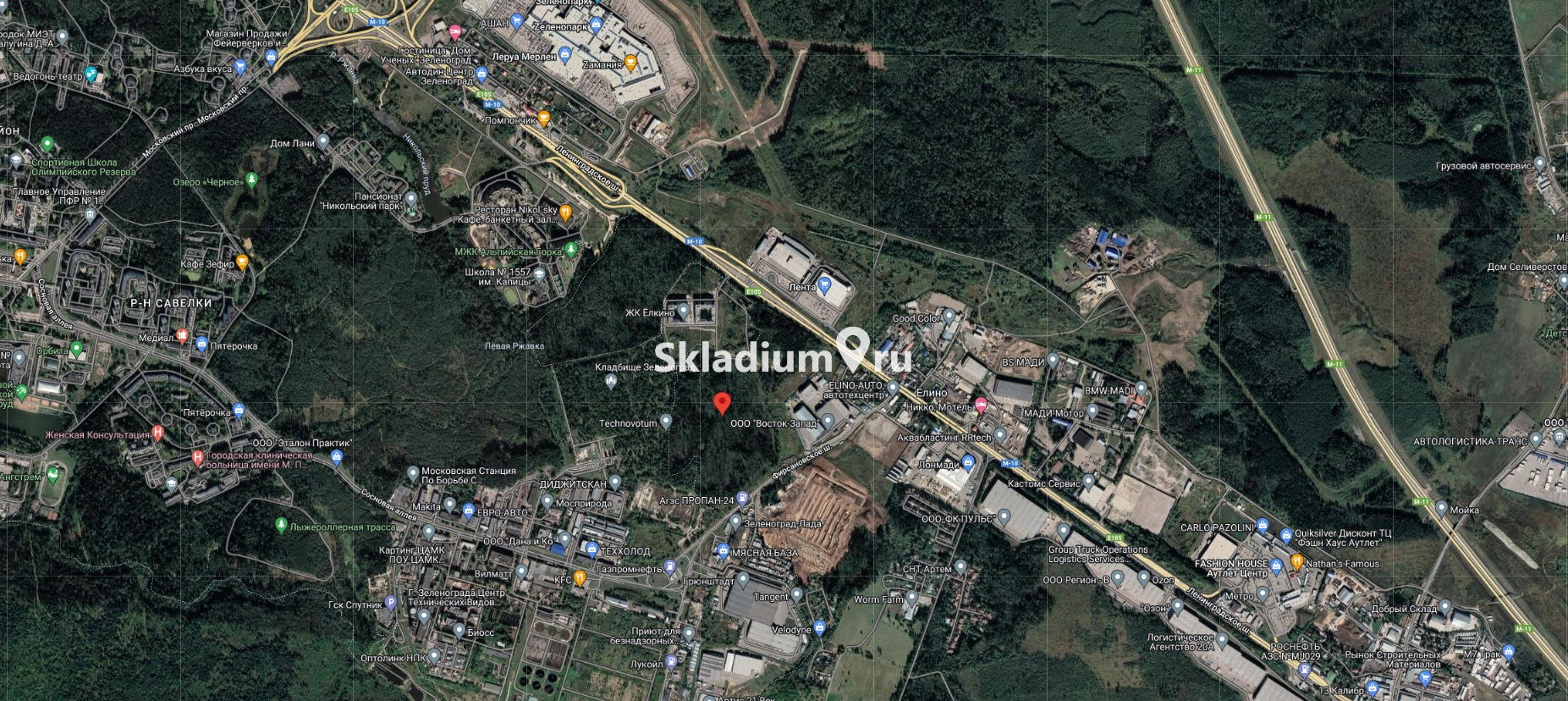 Складской комплекс Московская область, Солнечногорский муниципальный район, сп Луневское, в районе д Елино фото